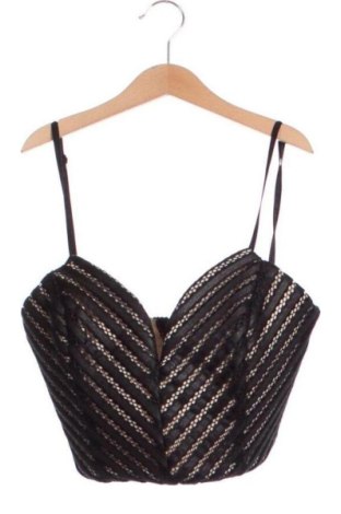 Γυναικείο τοπ Unbranded, Μέγεθος XS, Χρώμα Μαύρο, Τιμή 15,00 €