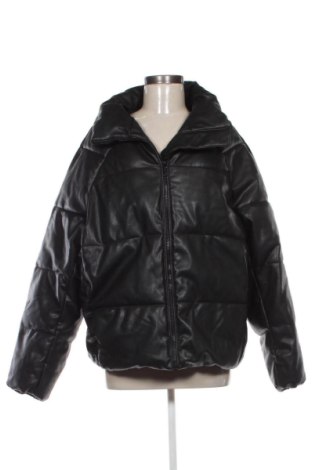 Дамско кожено яке H&M, Размер M, Цвят Черен, Цена 29,73 €