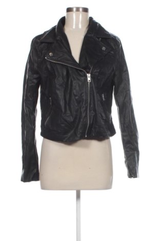 Dámska kožená bunda  H&M Divided, Veľkosť L, Farba Čierna, Cena  35,95 €