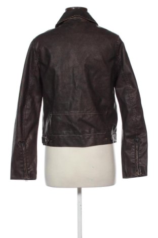 Damen Lederjacke H&M Divided, Größe XXS, Farbe Braun, Preis 29,73 €
