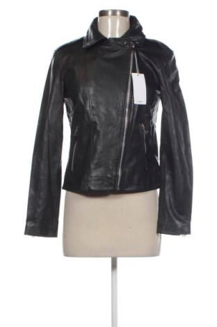 Geacă de piele pentru femei Mango, Mărime M, Culoare Negru, Preț 476,99 Lei