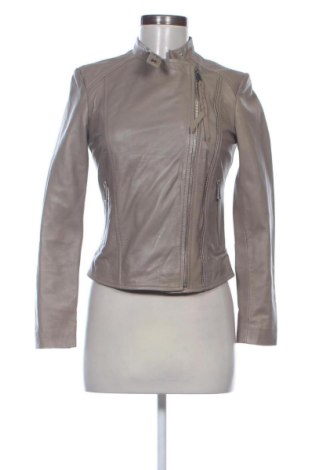 Damen Lederjacke Mango, Größe XS, Farbe Beige, Preis € 56,40