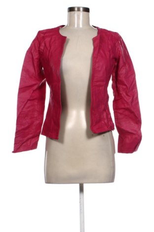 Γυναικείο δερμάτινο μπουφάν NEW COLLECTION, Μέγεθος S, Χρώμα Ρόζ , Τιμή 37,99 €
