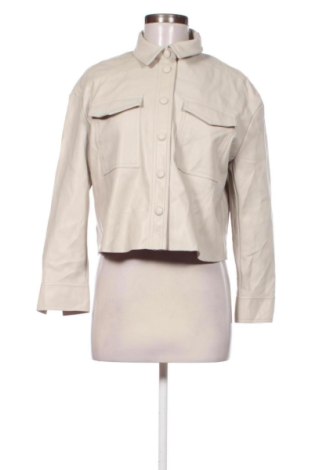 Damen Lederjacke ONLY, Größe S, Farbe Beige, Preis 27,99 €