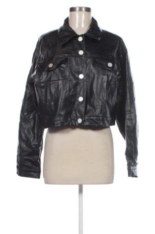 Damen Lederjacke SHEIN, Größe XL, Farbe Schwarz, Preis 38,99 €