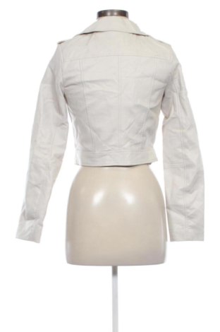Geacă de piele pentru femei Stradivarius, Mărime S, Culoare Bej, Preț 294,99 Lei