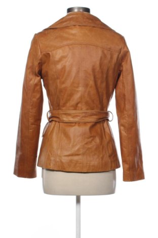 Damen Lederjacke Unbranded, Größe S, Farbe Orange, Preis 83,54 €