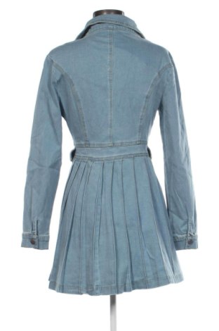 Damski płaszcz Trendy, Rozmiar M, Kolor Niebieski, Cena 254,91 zł