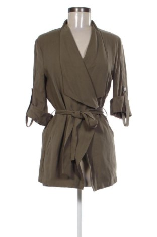 Damenmantel Zara, Größe XS, Farbe Grün, Preis 28,12 €