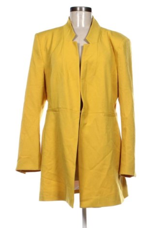 Damski płaszcz Zara, Rozmiar XXL, Kolor Żółty, Cena 148,99 zł