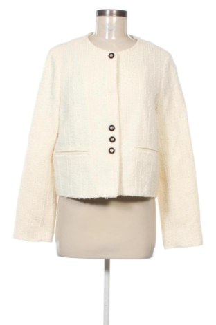 Damski żakiet Simple Retro, Rozmiar L, Kolor ecru, Cena 133,96 zł