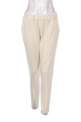 Pantaloni trening de femei Unbranded, Mărime L, Culoare Ecru, Preț 78,20 Lei