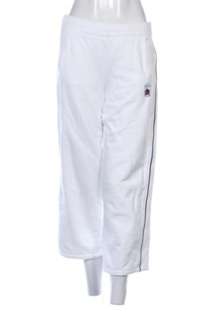 Pantaloni trening de femei Zara, Mărime S, Culoare Alb, Preț 72,99 Lei