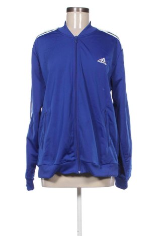 Дамско спортно горнище Adidas, Размер XXL, Цвят Син, Цена 56,24 €