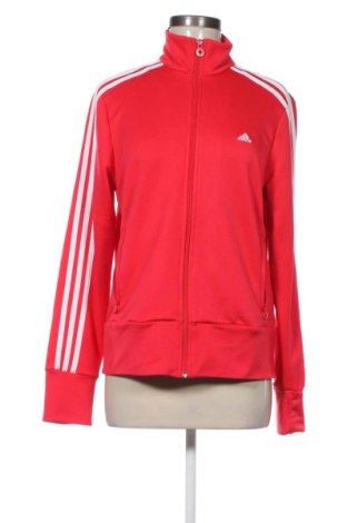 Γυναικεία αθλητική ζακέτα Adidas, Μέγεθος XL, Χρώμα Κόκκινο, Τιμή 29,99 €