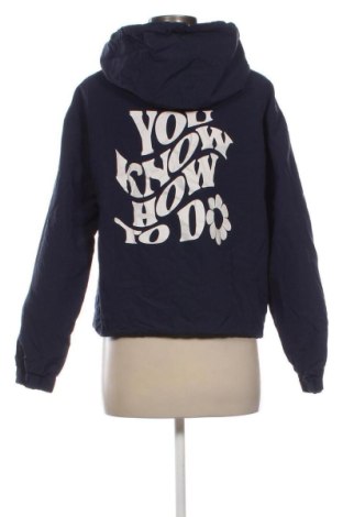 Geacă de femei Bershka, Mărime M, Culoare Albastru, Preț 151,99 Lei