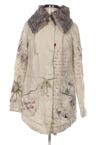 Damenjacke Desigual, Größe S, Farbe Beige, Preis € 59,99