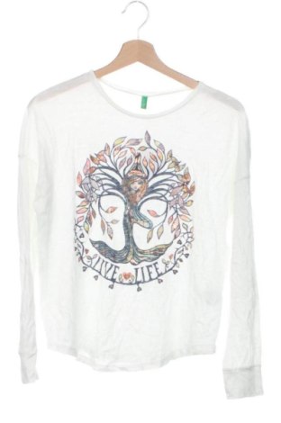 Kinder Shirt United Colors Of Benetton, Größe 13-14y/ 164-168 cm, Farbe Weiß, Preis 15,00 €