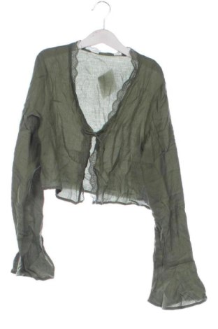 Pulover cu nasturi pentru copii H&M, Mărime 11-12y/ 152-158 cm, Culoare Verde, Preț 53,99 Lei