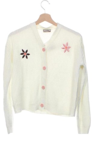 Kinder Strickjacke Unbranded, Größe 12-13y/ 158-164 cm, Farbe Ecru, Preis 9,00 €