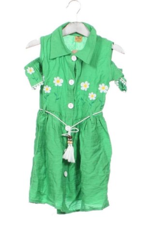 Детска рокля Unbranded, Размер 4-5y/ 110-116 см, Цвят Зелен, Цена 17,89 €