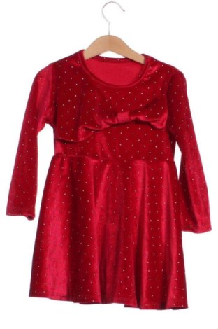 Kinderkleid Unbranded, Größe 2-3y/ 98-104 cm, Farbe Rot, Preis 12,00 €