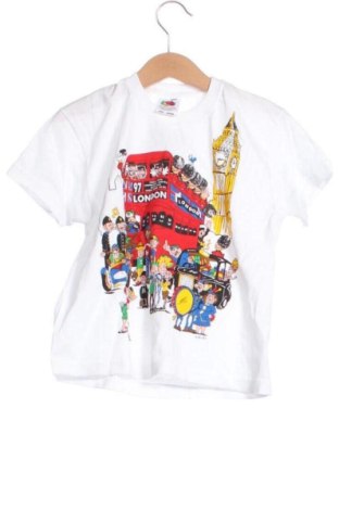 Kinder T-Shirt Fruit Of The Loom, Größe 2-3y/ 98-104 cm, Farbe Weiß, Preis 5,99 €