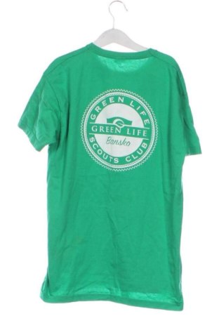 Dziecięcy T-shirt Fruit Of The Loom, Rozmiar 10-11y/ 146-152 cm, Kolor Zielony, Cena 26,79 zł