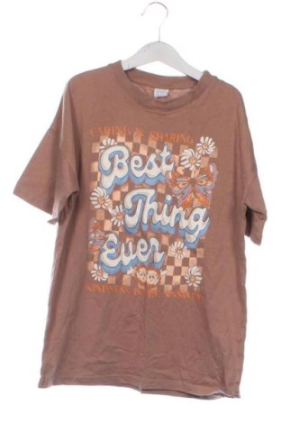 Kinder T-Shirt Lindex, Größe 8-9y/ 134-140 cm, Farbe Braun, Preis 6,99 €