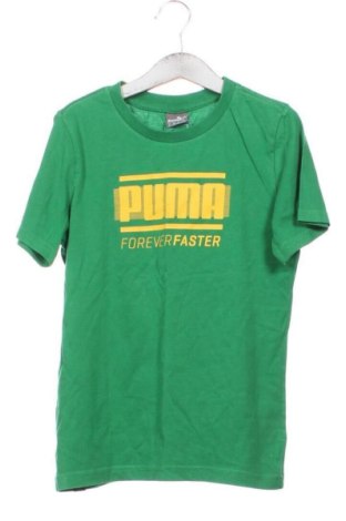 Детска тениска PUMA, Размер 8-9y/ 134-140 см, Цвят Зелен, Цена 13,29 €
