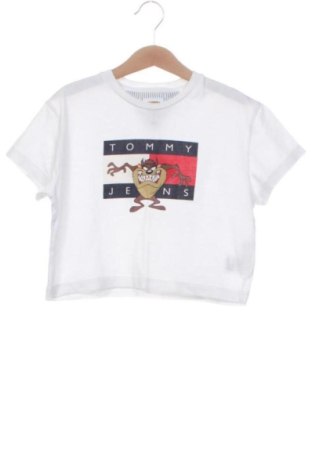 Dziecięcy T-shirt Tommy Jeans, Rozmiar 6-7y/ 122-128 cm, Kolor Biały, Cena 53,58 zł
