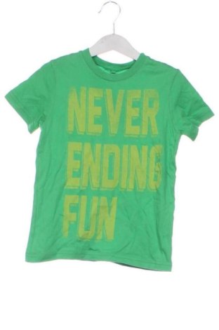 Dziecięcy T-shirt United Colors Of Benetton, Rozmiar 5-6y/ 116-122 cm, Kolor Zielony, Cena 40,99 zł