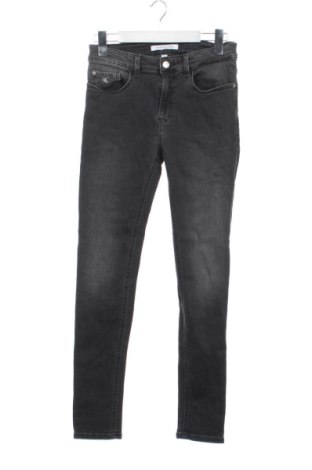 Dziecięce jeansy Calvin Klein Jeans, Rozmiar 12-13y/ 158-164 cm, Kolor Szary, Cena 103,49 zł