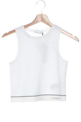 Maiou pentru copii Calvin Klein Jeans, Mărime 10-11y/ 146-152 cm, Culoare Alb, Preț 142,99 Lei