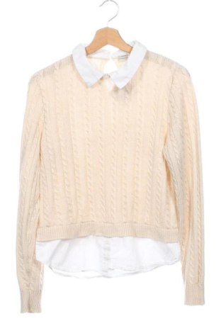 Pulover pentru copii LC Waikiki, Mărime 13-14y/ 164-168 cm, Culoare Bej, Preț 45,00 Lei