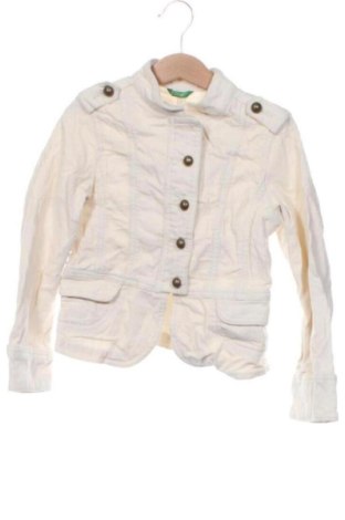 Παιδικό σακάκι United Colors Of Benetton, Μέγεθος 3-4y/ 104-110 εκ., Χρώμα Λευκό, Τιμή 27,99 €