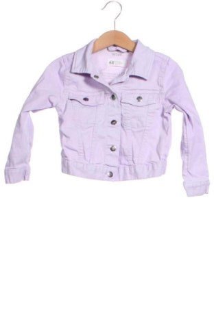 Dětská bunda  H&M, Velikost 2-3y/ 98-104 cm, Barva Fialová, Cena  454,00 Kč
