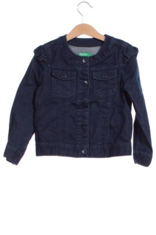 Dziecięca kurtka United Colors Of Benetton, Rozmiar 4-5y/ 110-116 cm, Kolor Niebieski, Cena 78,99 zł