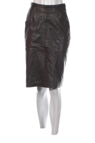 Fustă de piele Unbranded, Mărime S, Culoare Maro, Preț 156,40 Lei
