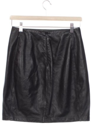 Кожена пола Uterque, Размер XS, Цвят Черен, Цена 56,00 €
