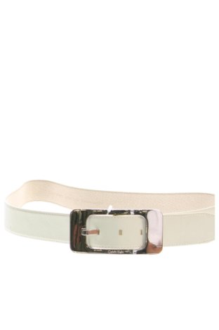 Pasek Calvin Klein, Kolor ecru, Cena 133,96 zł