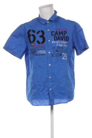 Ανδρικό πουκάμισο Camp David, Μέγεθος XL, Χρώμα Μπλέ, Τιμή 29,99 €
