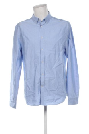 Мъжка риза H&M, Размер L, Цвят Син, Цена 17,28 €