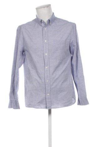 Herrenhemd H&M L.O.G.G., Größe M, Farbe Blau, Preis 11,99 €