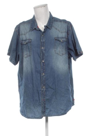 Ανδρικό πουκάμισο Unbranded, Μέγεθος 4XL, Χρώμα Μπλέ, Τιμή 15,00 €