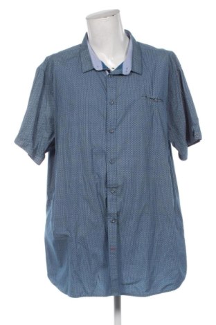 Ανδρικό πουκάμισο Unbranded, Μέγεθος 4XL, Χρώμα Μπλέ, Τιμή 15,00 €