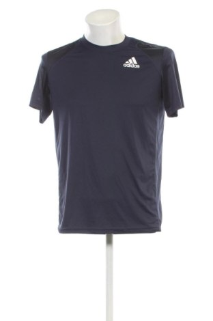 Ανδρικό t-shirt Adidas, Μέγεθος M, Χρώμα Μπλέ, Τιμή 16,99 €