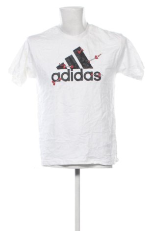 Мъжка тениска Adidas, Размер S, Цвят Бял, Цена 14,31 €