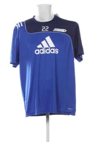 Herren Shirt Adidas, Größe 3XL, Farbe Blau, Preis 16,99 €