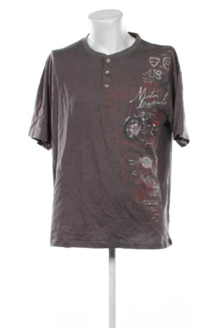 Ανδρικό t-shirt Atlas For Men, Μέγεθος 3XL, Χρώμα Γκρί, Τιμή 11,99 €